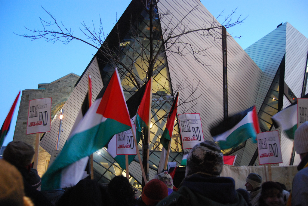 Pro-Palestinian Protesters Vandalize NYPD Vehicles With Antisemitic Slogans Outside New York Times Building