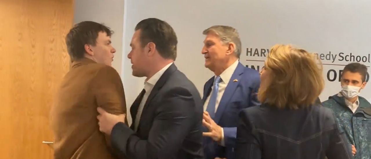 Climate Protester Calls Joe Manchin A ‘Sick F**k,’ Gets Absolutely Wrecked
