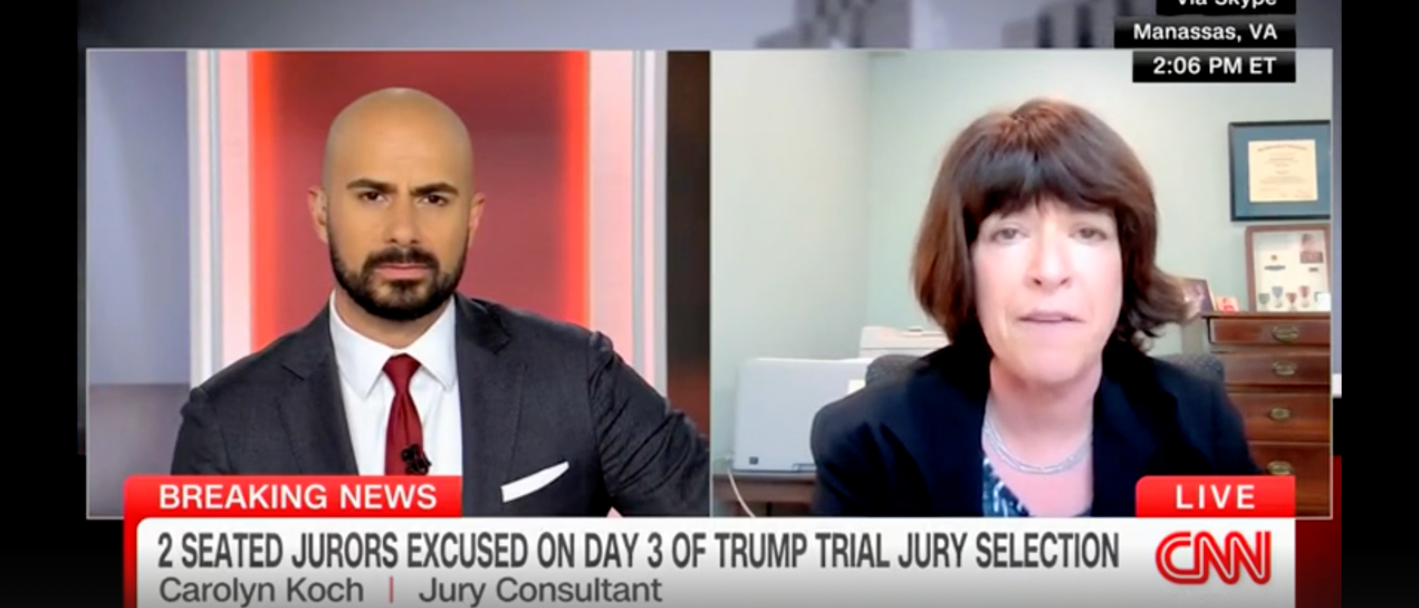 Jury Consultant Tells CNN Trump Team Should Be ‘Extremely Happy’ About Jurors Being Booted From Trial