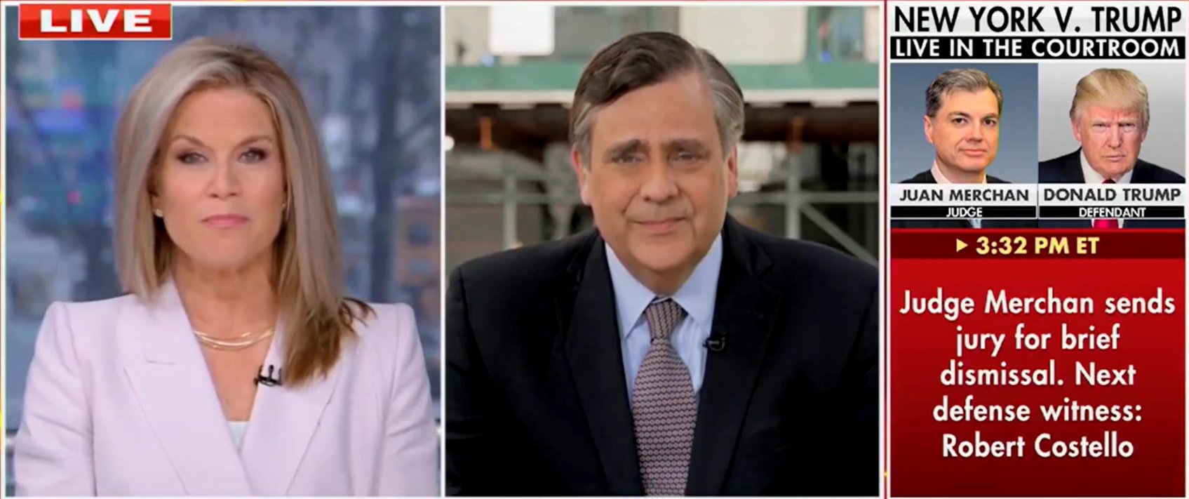 Jonathan Turley Says Calling ‘Kill-Shot Witness’ Bob Costello Was ‘Not Worth Doing’ In Trump Trial