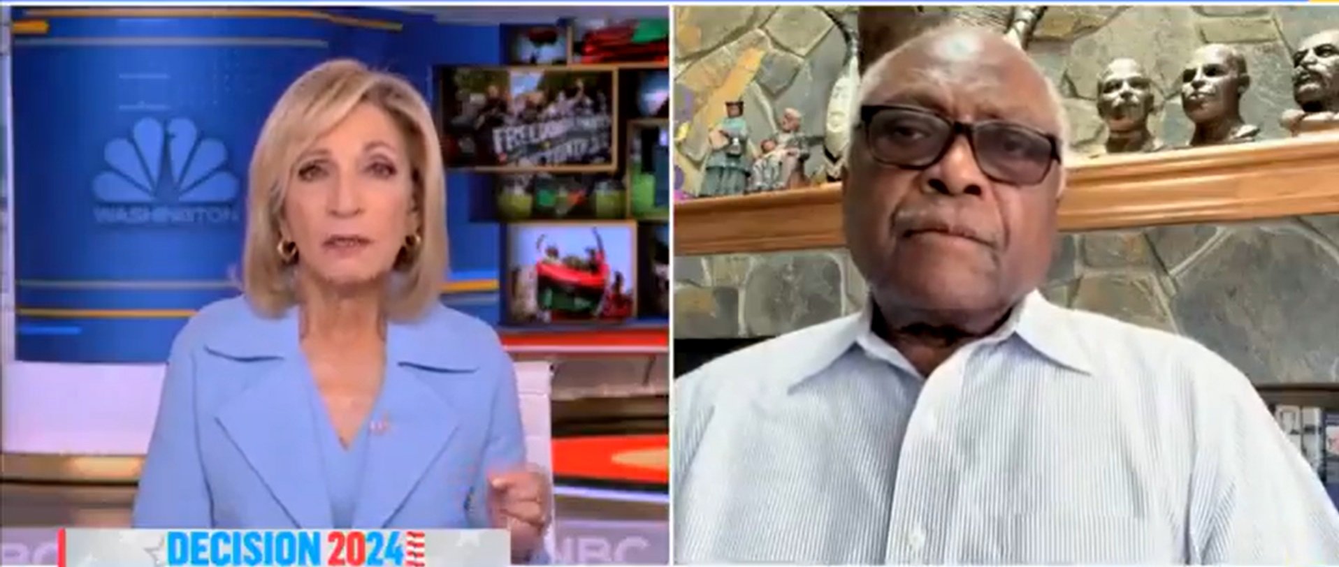 Jim Clyburn Claims ‘Disinformation’ And ‘Media’ To Blame For Biden’s Faltering Support From Black Voters