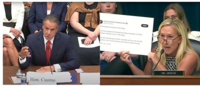 ‘Dumbest Tool Of The Chinese Government’: MTG Unloads On Andrew Cuomo For COVID Nursing Home Policy, CCP-Linked Aide