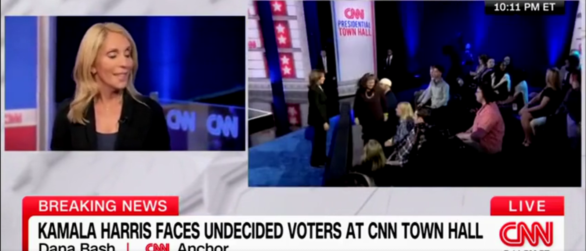 ‘There Wasn’t One’: Dana Bash Says Kamala Harris Failed To ‘Close The Deal’ On Policy During Town Hall
