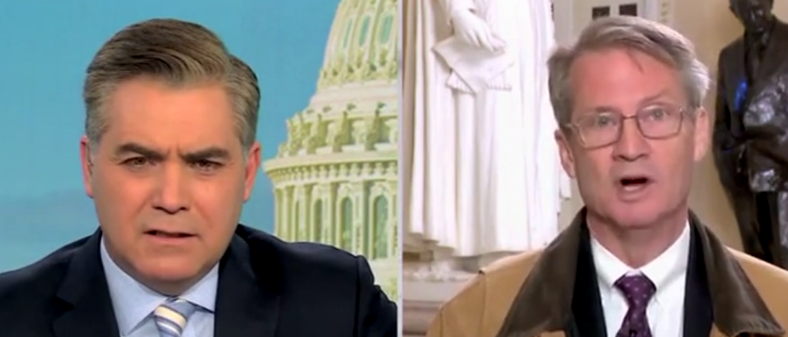 ‘You Just Can’t Stand The Fact That He Won’: GOP Rep Fires Back At Jim Acosta After Endless Trump J6 Pardon Questions