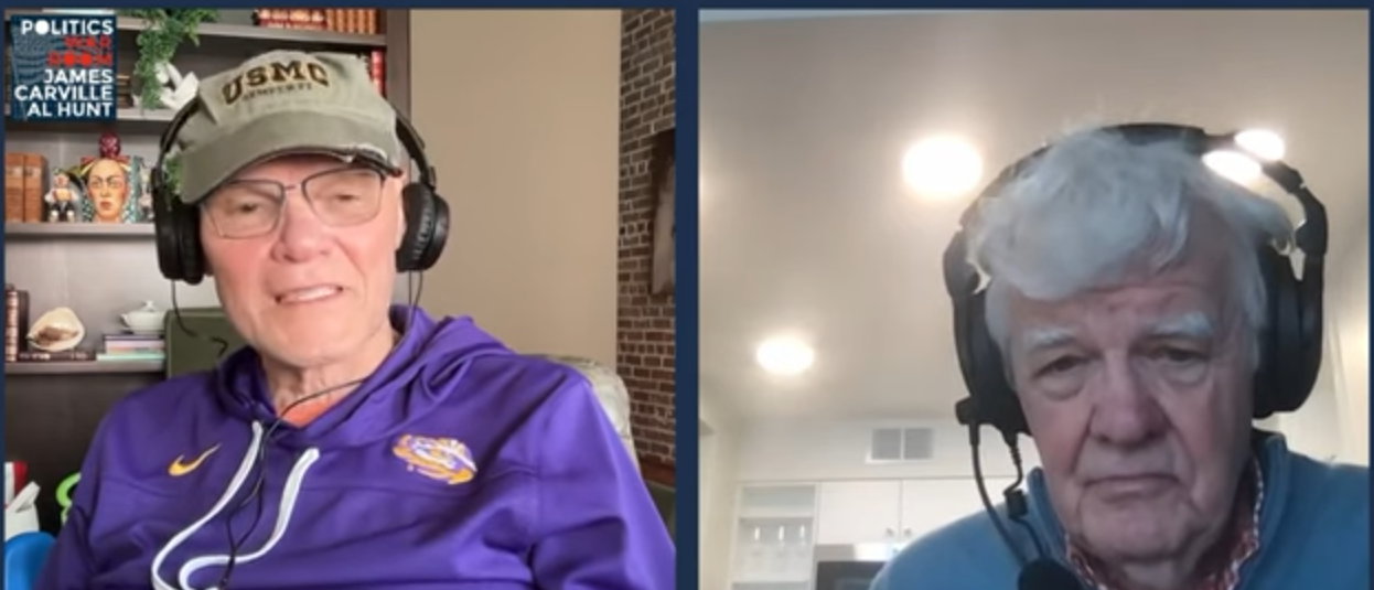 ‘There’s No Hope’: James Carville Exasperated By Popular Left-Wing Figures Not Freaking Out More About Trump