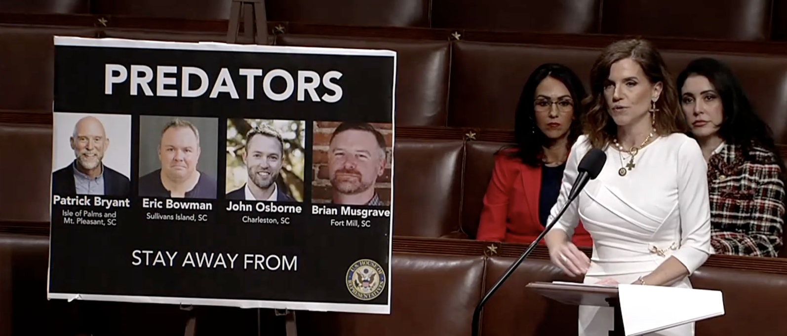 Nancy Mace, Potential 2026 Primary Opponent Duke It Out After She Accuses Him Of Not Prosecuting Sexual Abuse Cases