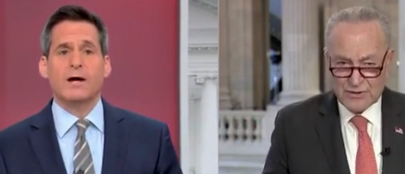 Chuck Schumer Repeatedly Avoids Answering Whether He Supported Dem Rep Disrupting Trump Speech