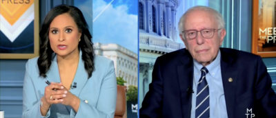 Bernie Sanders Runs For Cover After NBC Host Asks If Dems Should ‘Have Done More’ To Cut Waste Under Biden