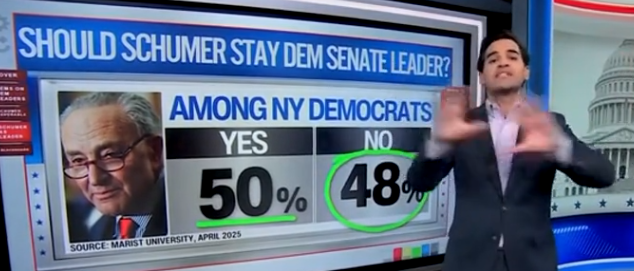 ‘Sirens Going Off’: CNN’s Harry Enten Warns Chuck Schumer It’s Time To Officially Freak Out About His Political Future