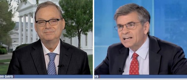 ‘I’m Giving You Clarity’: Kevin Hassett, George Stephanopoulos Duke It Out Over Trump’s Statement About Stock Market