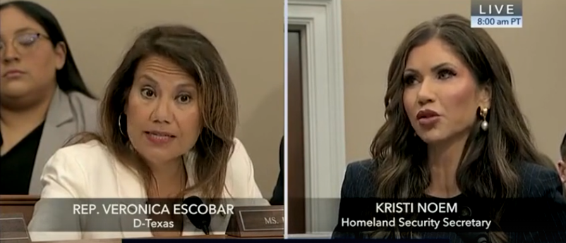 Dem Rep Talks Over Kristi Noem As She Attempts To Refute Claim That Trump Admin Deported US Children