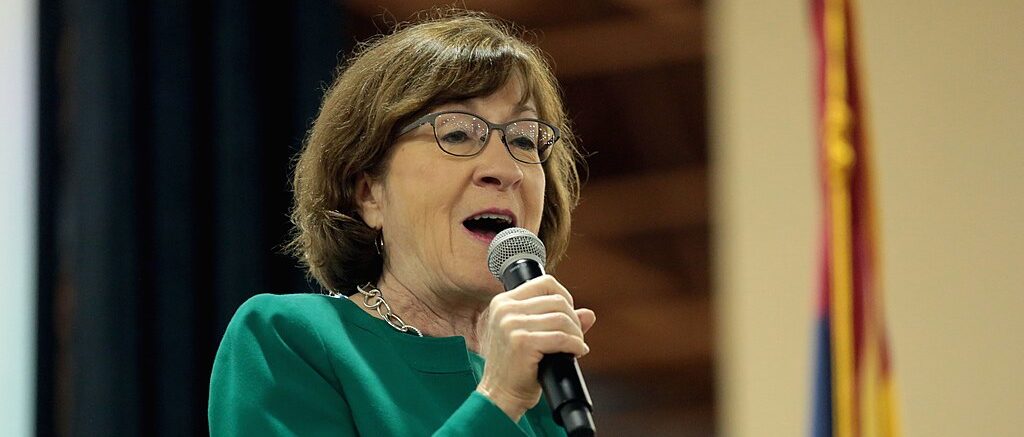 Susan Collins’ Approval Rating At Record Low, Poll Claims