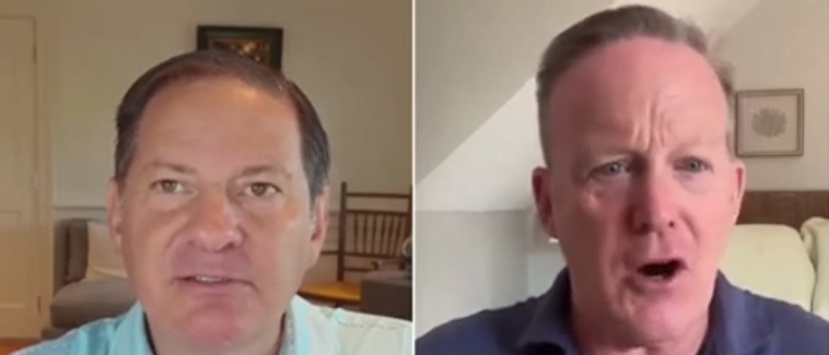 ‘I Don’t Care!’: Sean Spicer Says WSJ Trump-Epstein Story Is Nothing Burger