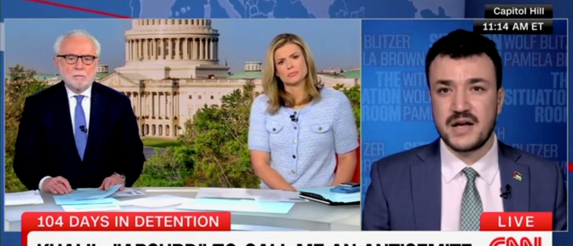 Wolf Blitzer Bails Out Mahmoud Khalil As He Refuses To Condemn Hamas