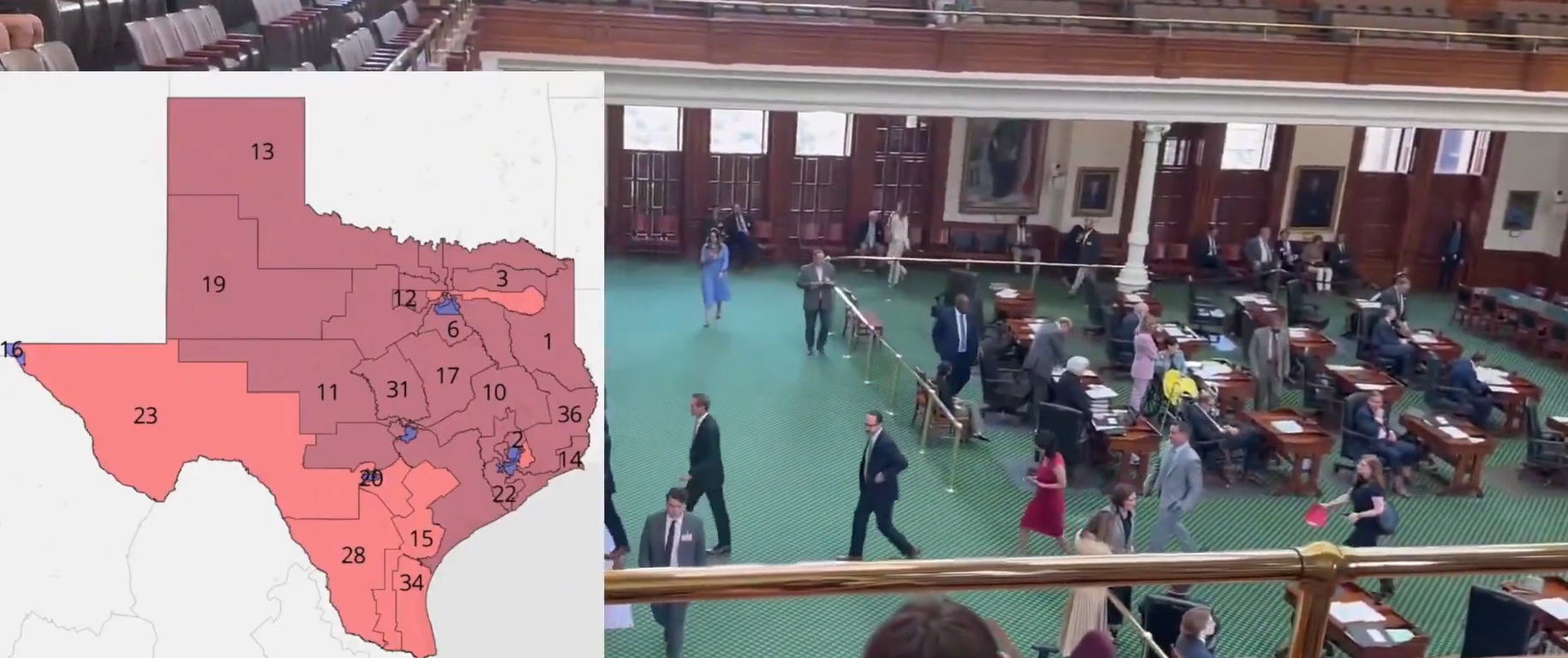 Watch As Texas Dems Throw Tantrum, Storm Out Before Losing Redistricting Vote