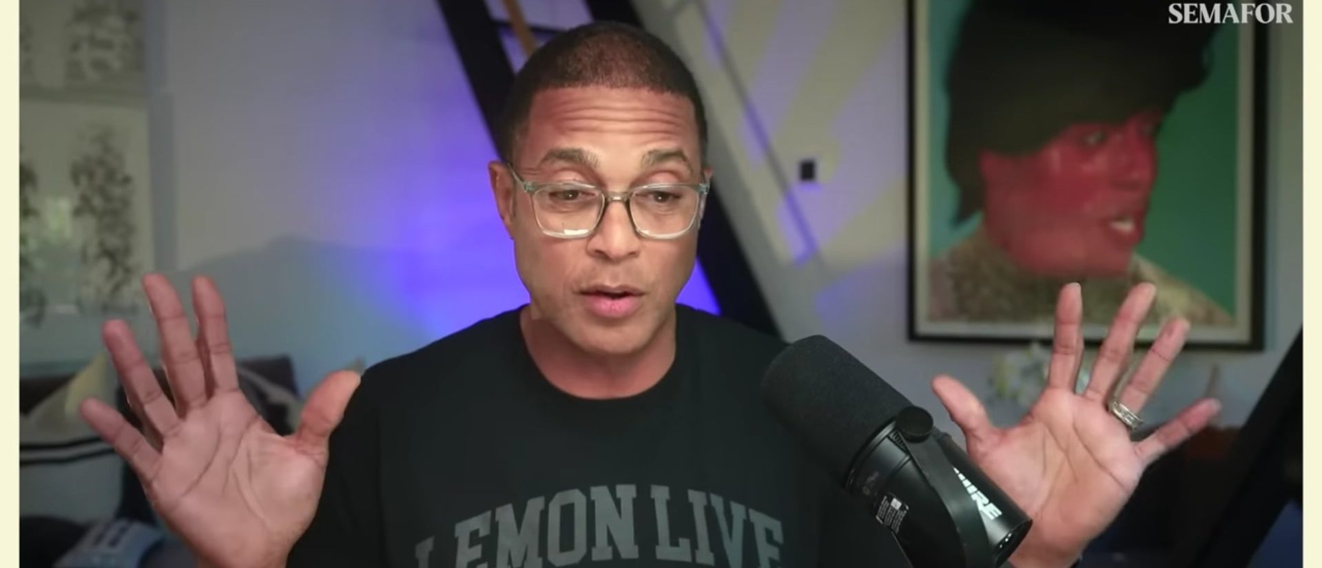 Don Lemon Takes A Swipe At Former CNN Pals (Screenshot/YouTube/Semafor)