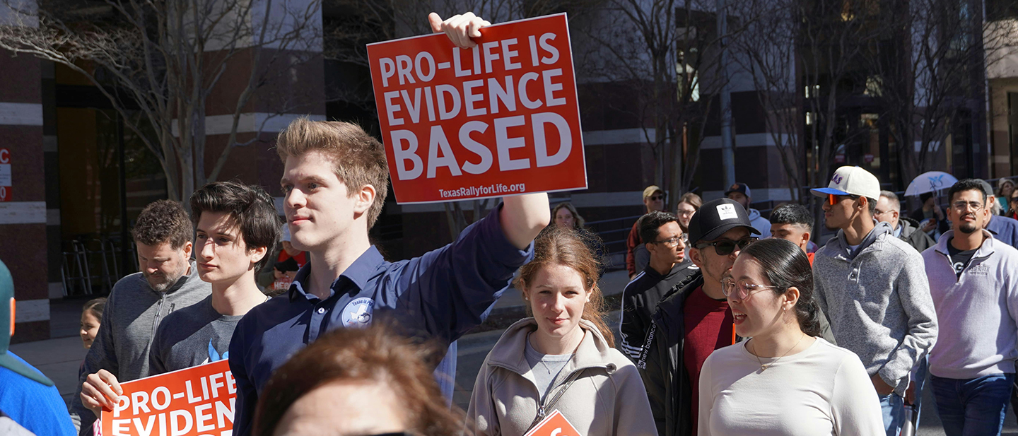 Pro-Life is Evidence-Based sign