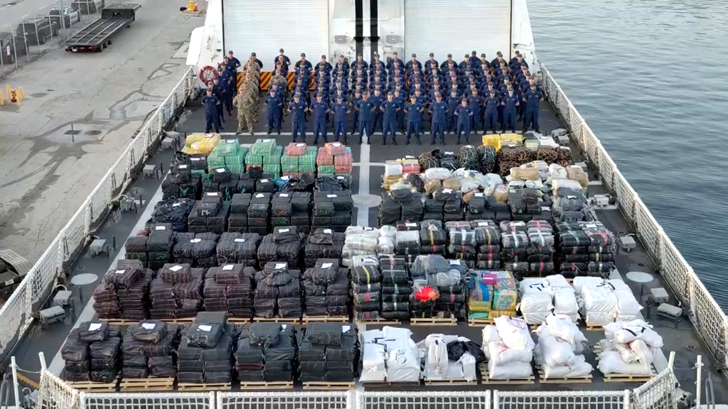The U.S. Coast Guard Cutter Hamilton