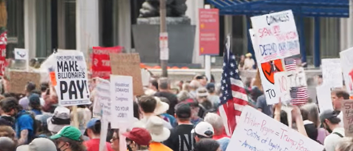 Anti-Trump Anti-Billionaire Protest Funded by Billionaires