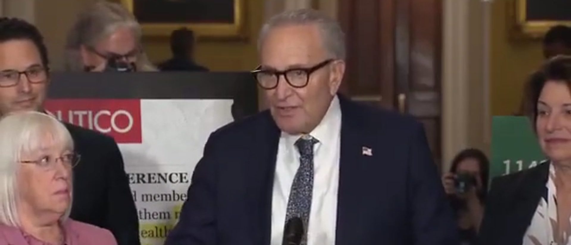 Defiant Schumer Predicts Most Americans Will Pressure Trump To End Shutdown (Screenshot/Senate Dems)