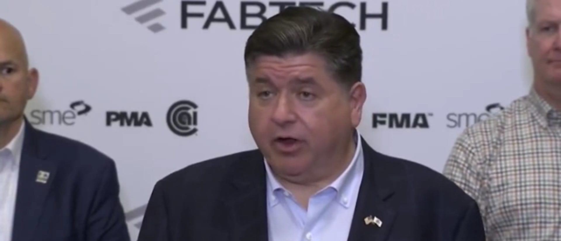 JB Pritzker Blames Trump For Charlie's Death (Screenshot/Heartland Signal)