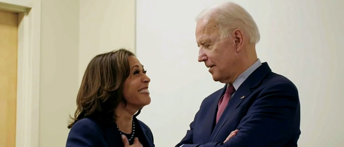 Kamala Harris and Joe Biden
