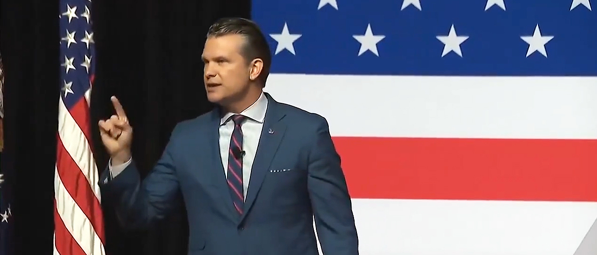 Pete Hegseth Quantico Screenshot via DOD