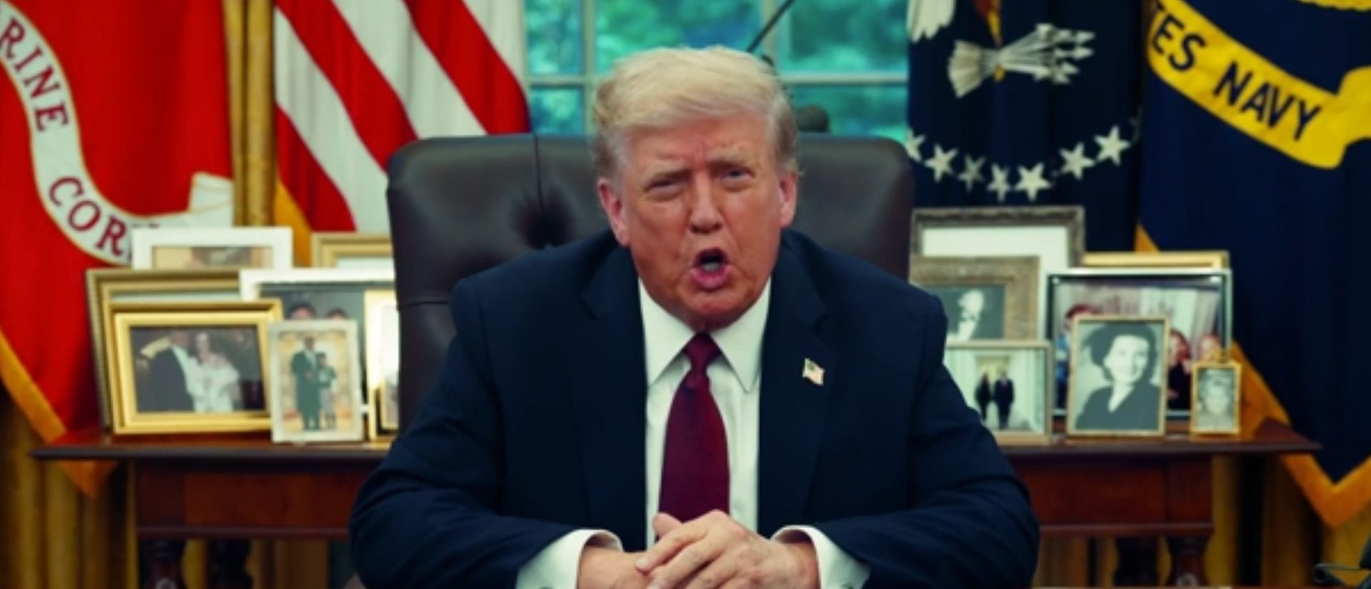 Trump Addresses Nation After Kirk Assassination (Screenshot/Truth Social)