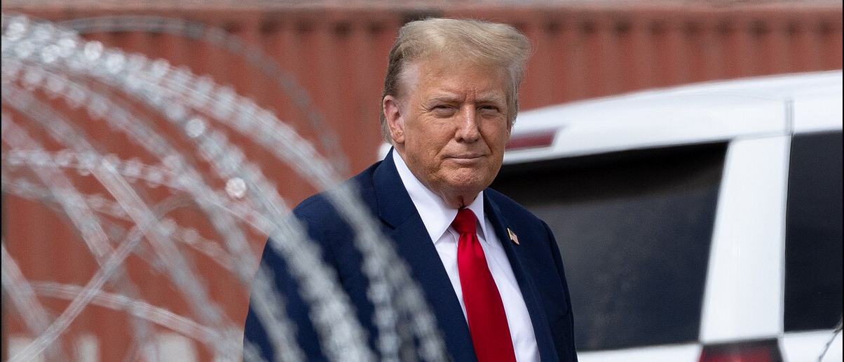 Trump at Southern Border 2025