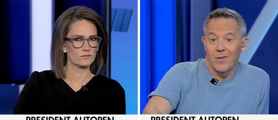 Jessica Tarlov, Gutfeld on "The Five" discussing Biden autopen [Screenshot/Fox News/"The Five"]