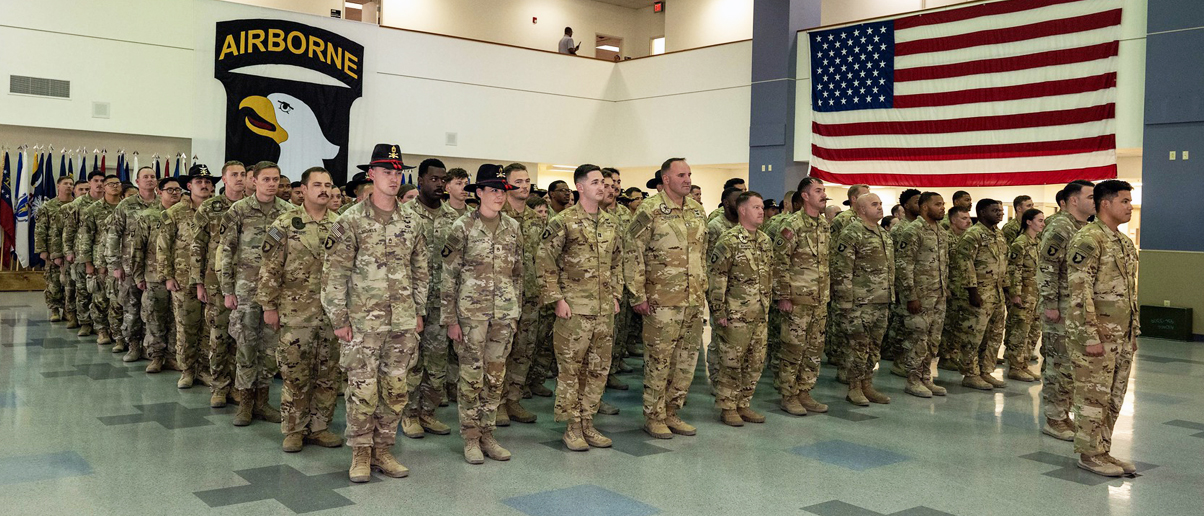 America’s ‘Screaming Eagles’ Officially Take Command Of Military Presence At Border