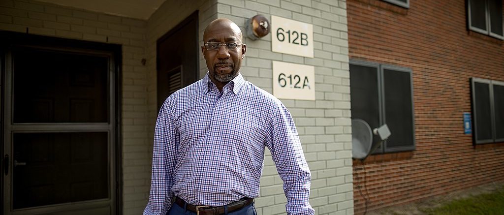 Sen. Raphael Warnock (Gerri Hernandez, Public domain, via Wikimedia Commons)