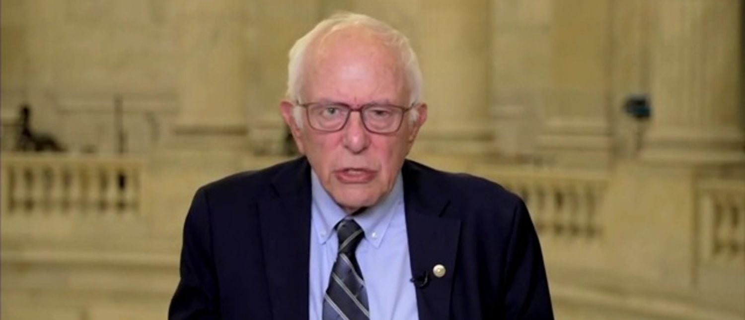 Bernie Sanders Blames ‘Megalomaniac’ Trump For Shutdown And Predicts Mass Death (Screenshot/MSNBC)
