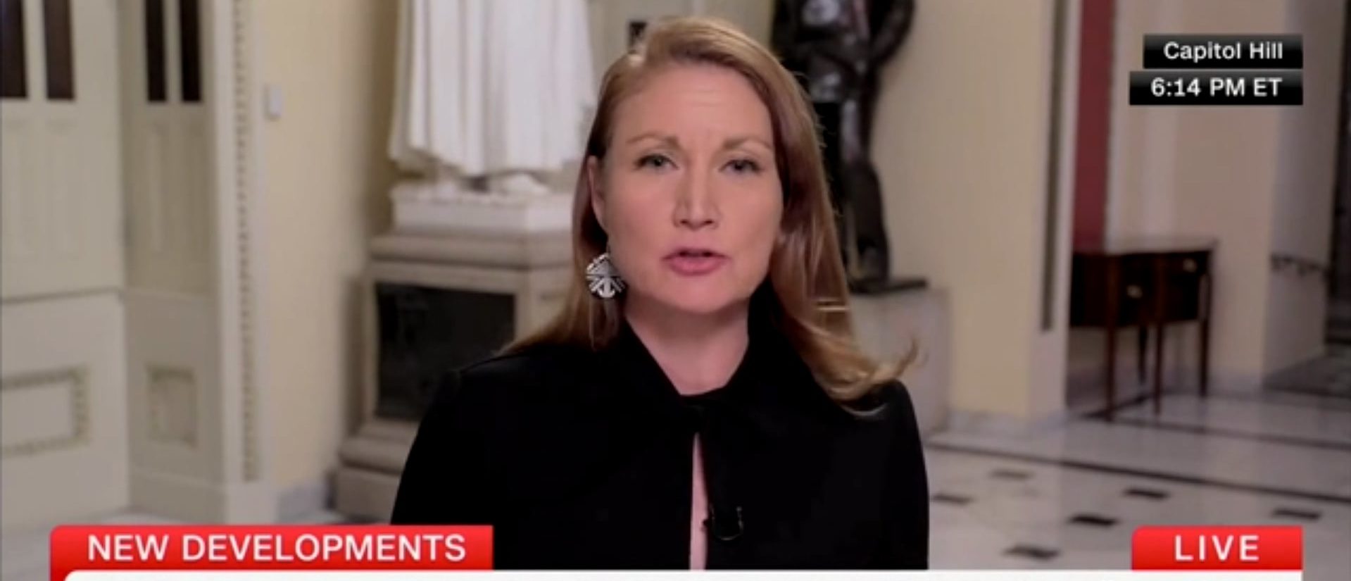 Democrat Claims Trump Starving Americans While Her Party Blocks Reopening The Government (Screenshot/CNN)
