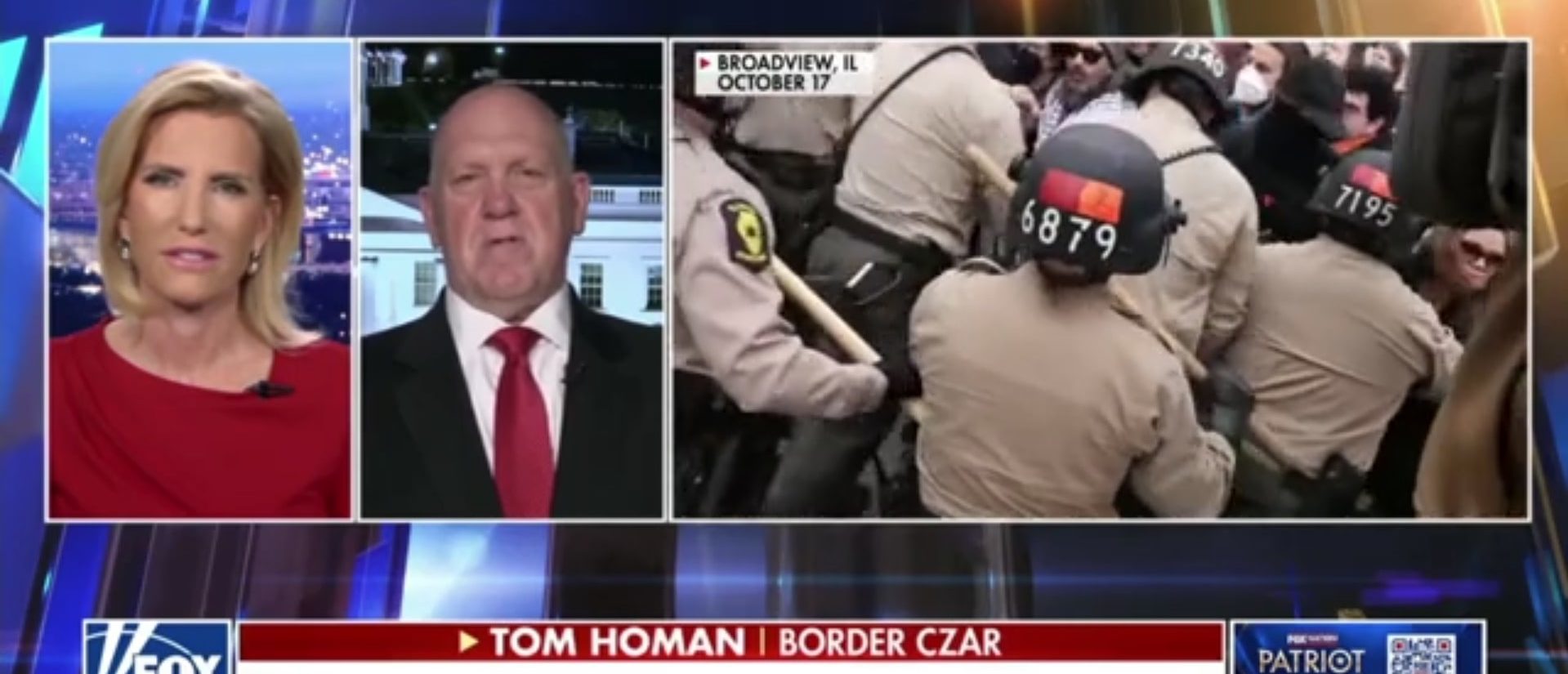 Tom Homan Knows A Way To Stop Pritzker And Johnson From Opposing ICE (Screenshot/Fox News)