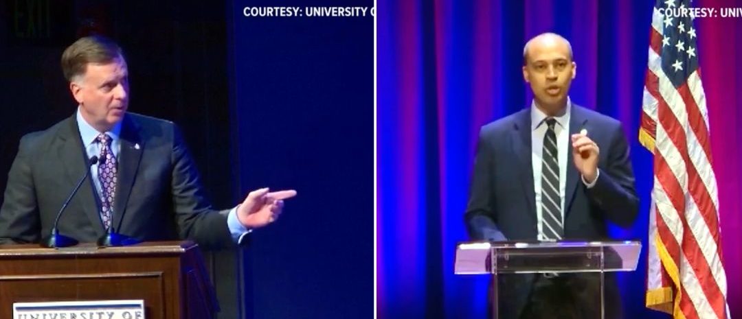 Jay Jones Virginia AG debate [Screenshot/WUSA-TV/"2025 Virginia Attorney General Debate"]