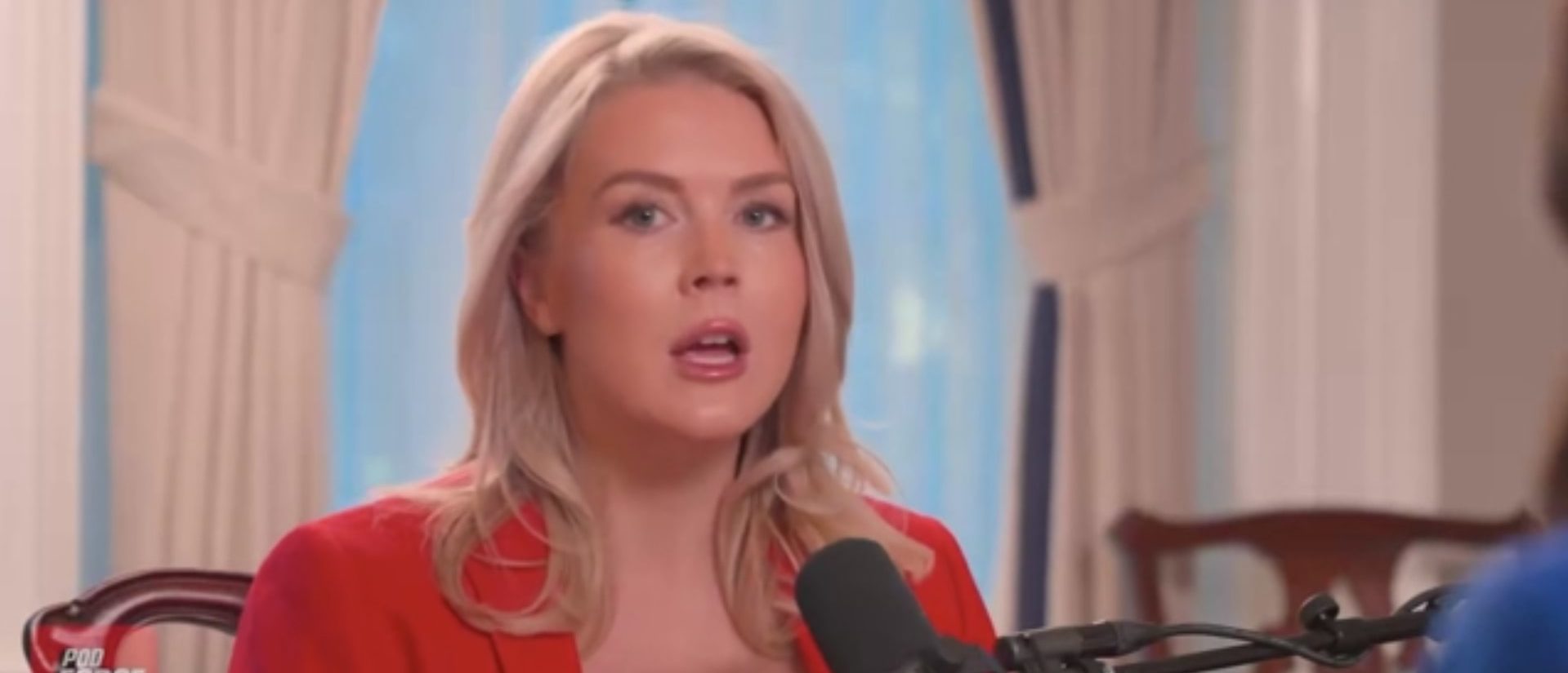 Karoline Leavitt Says Reporters Caught Spying White House Staff (Screenshot/YouTube/Pod Force One)