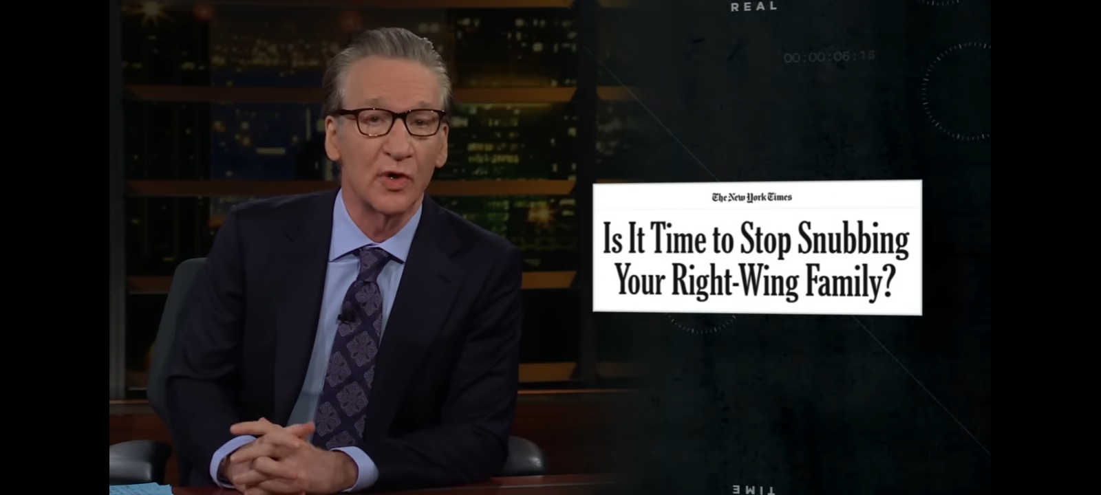 Bill Maher [Screenshot/YouTube/Real Time with Bill Maher]