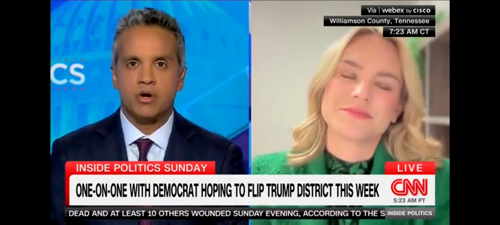 Aftyn Behn on CNN. [Screenshot/Rumble/CNN]