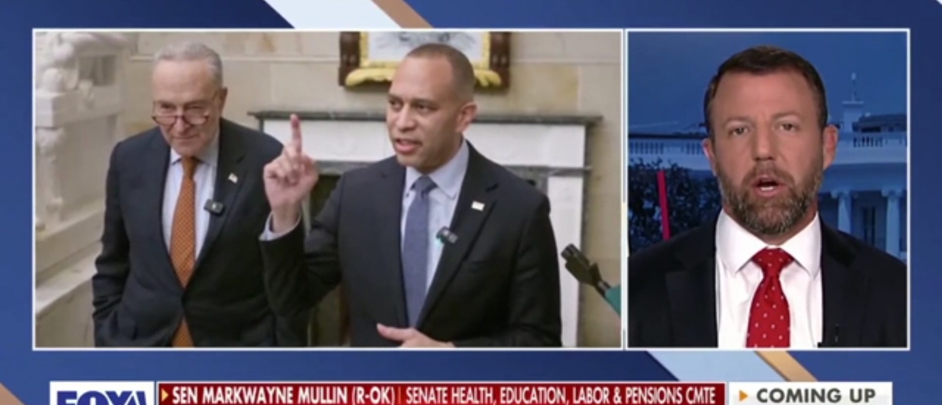 Senator Alleges Schumer Told Democrats To Wait Until After Elections To Reopen Govt (Screenshot/Fox Business)
