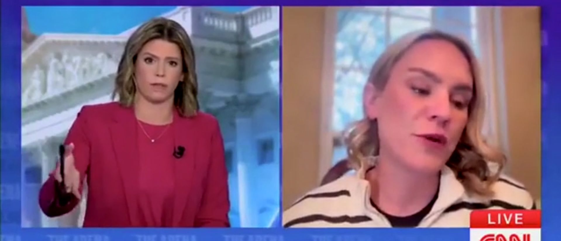 Aftyn Behn Refuses To Tell CNN Whether More Money For Cops Is Good Or Bad (Screenshot/CNN)