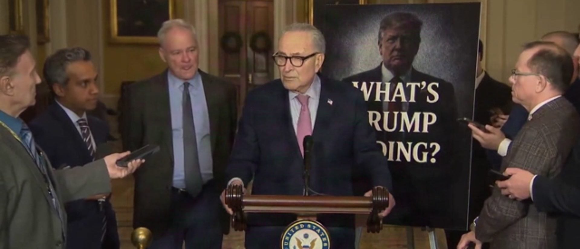 Chuck Schumer Refuses To Rule Out Another Government Shutdown (Screenshot/PBS News)