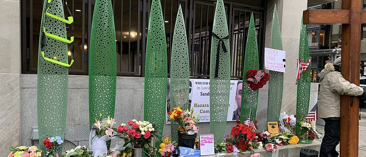 Memorial at the site of the 2025 Washington, D.C., National Guard shooting