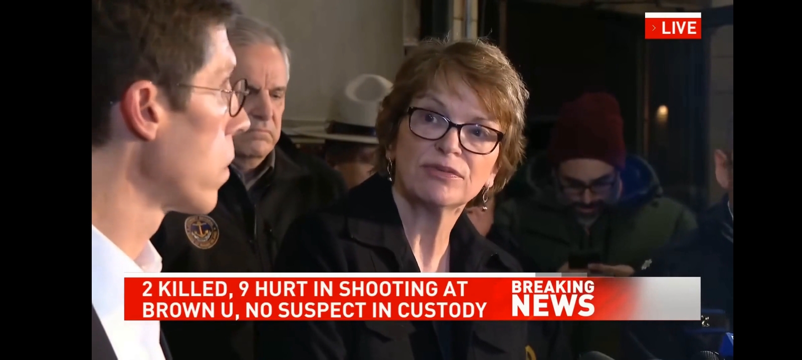 Brown University President Confronted Over ‘Concerning’ Lack Of Details From Hours-Old Shooting