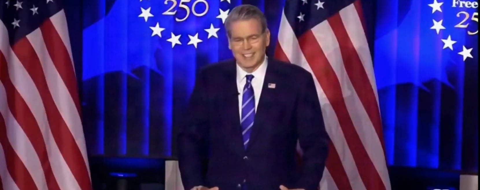 ‘Patrick Bateman Meets Sparkle Beach Ken’: Scott Bessent Delivers Sassy Retort To Gavin Newsom