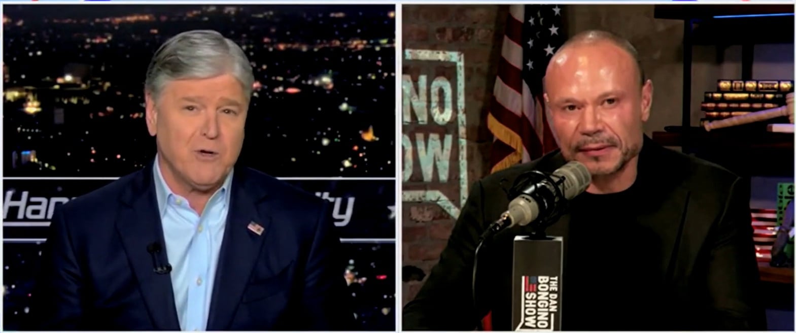 Sean Hannity and Dan Bongino