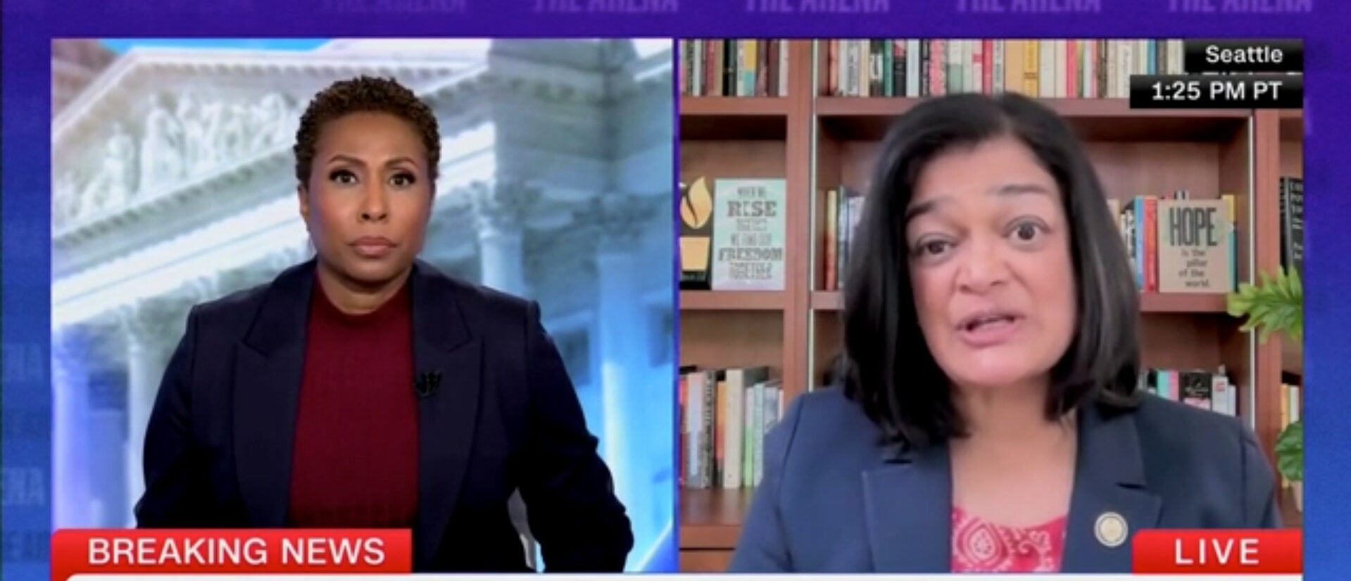 Dem Rep Claims Nearly All Protesters Are Peaceful Despite Disruptions (Screenshot/CNN)