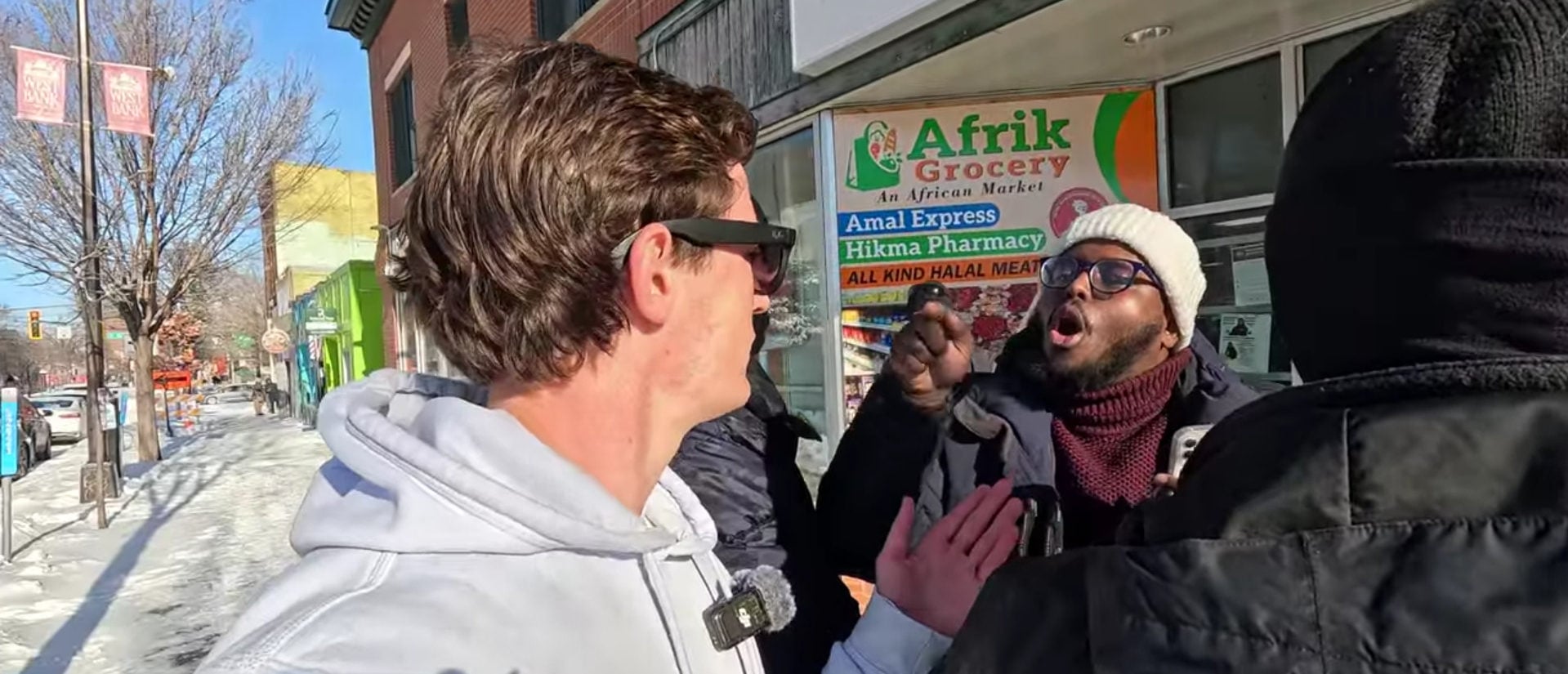 Nick Shirley’s Security Forced To Step In As Angry Somali Berates Him