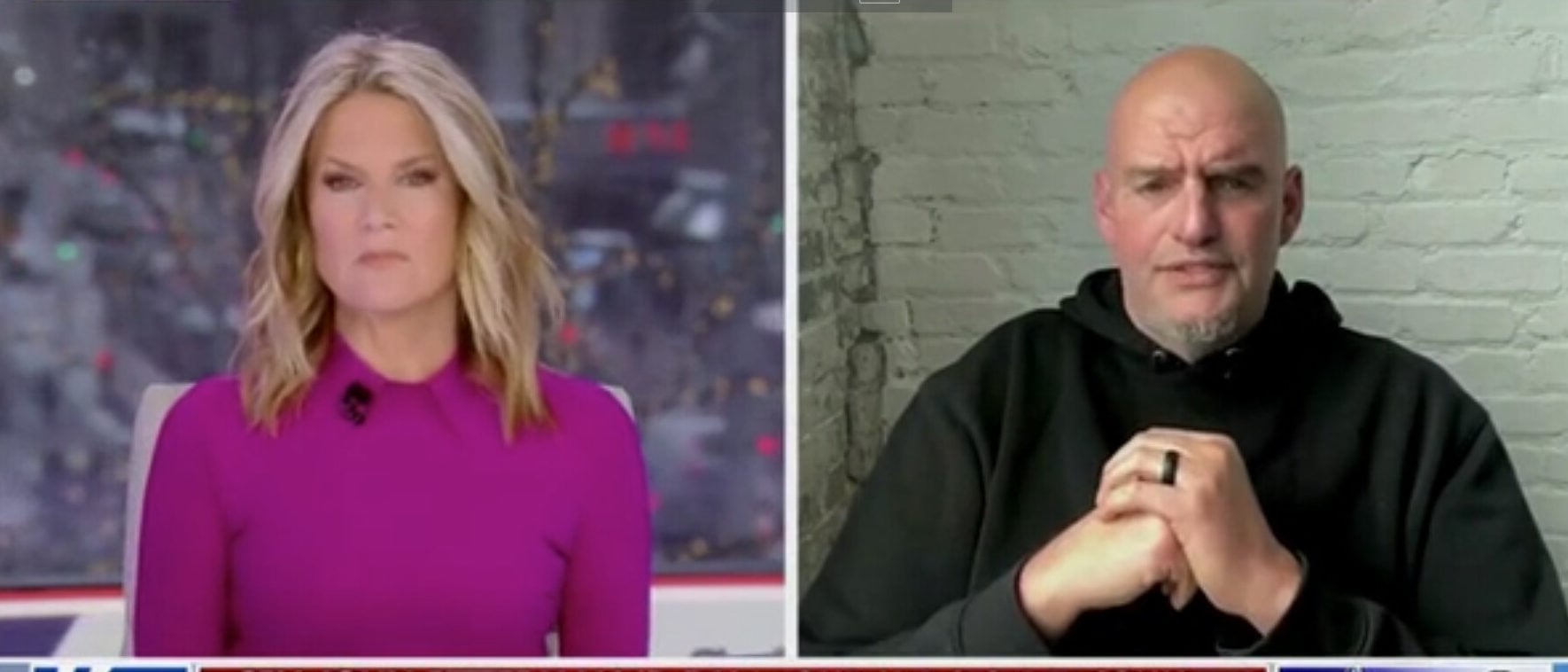 Philadelphia DA's Rhetoric Against ICE Too Extreme For Fetterman (Screenshot/Fox News)