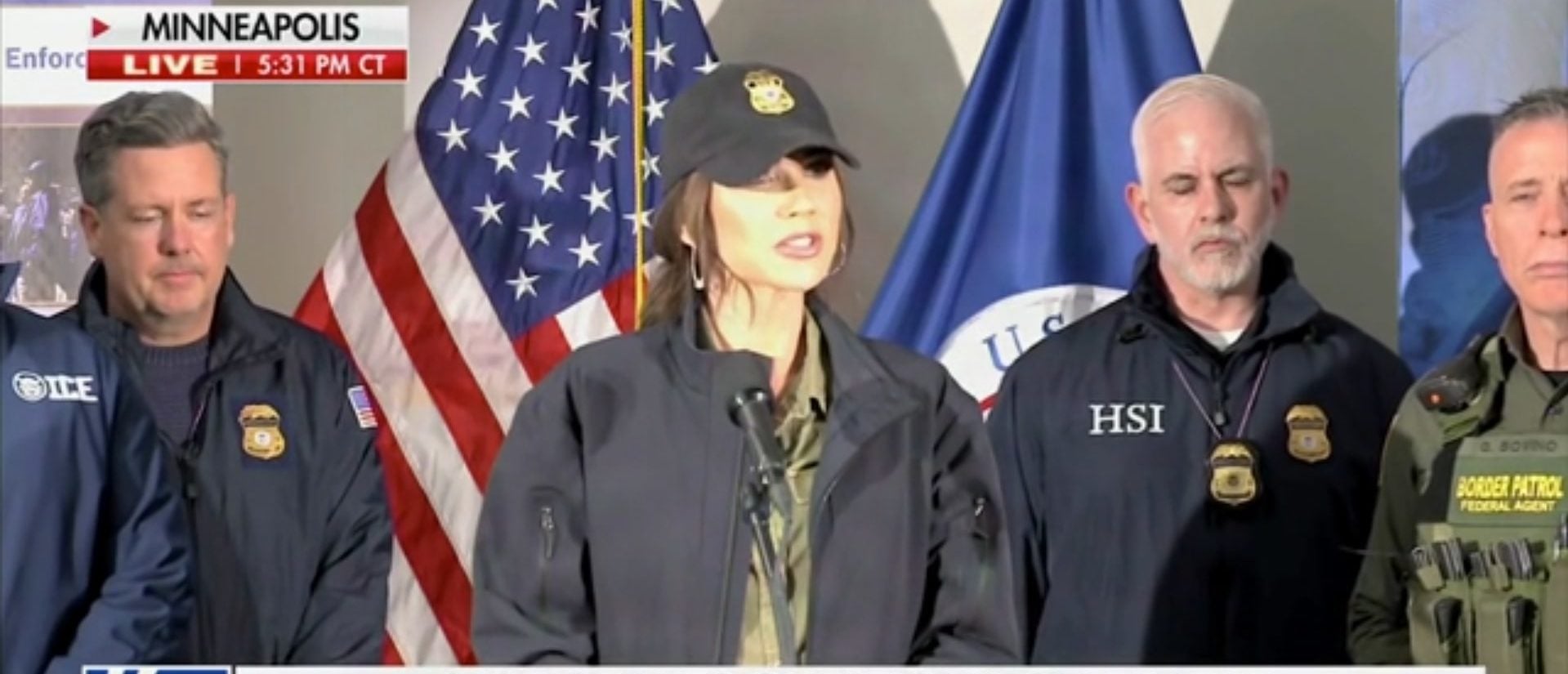 Noem Wants Drivers Who Try To Kill Law Enforcement Charged With Domestic Terrorism (Screenshot/Fox News)